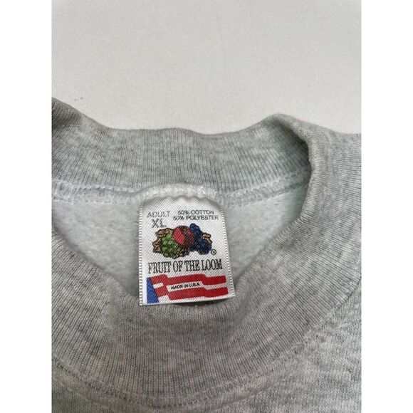 VINTAGE Miami Beach Florida Embroidered Crewneck Sweatshirt Men Large USA 90s - Picture 7 of 8